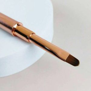 Pincel lengua de gato oro rosado