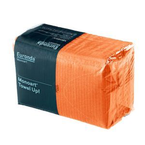 SERVILLETAS DESECHABLES NARANJA 33X45CM MONOART