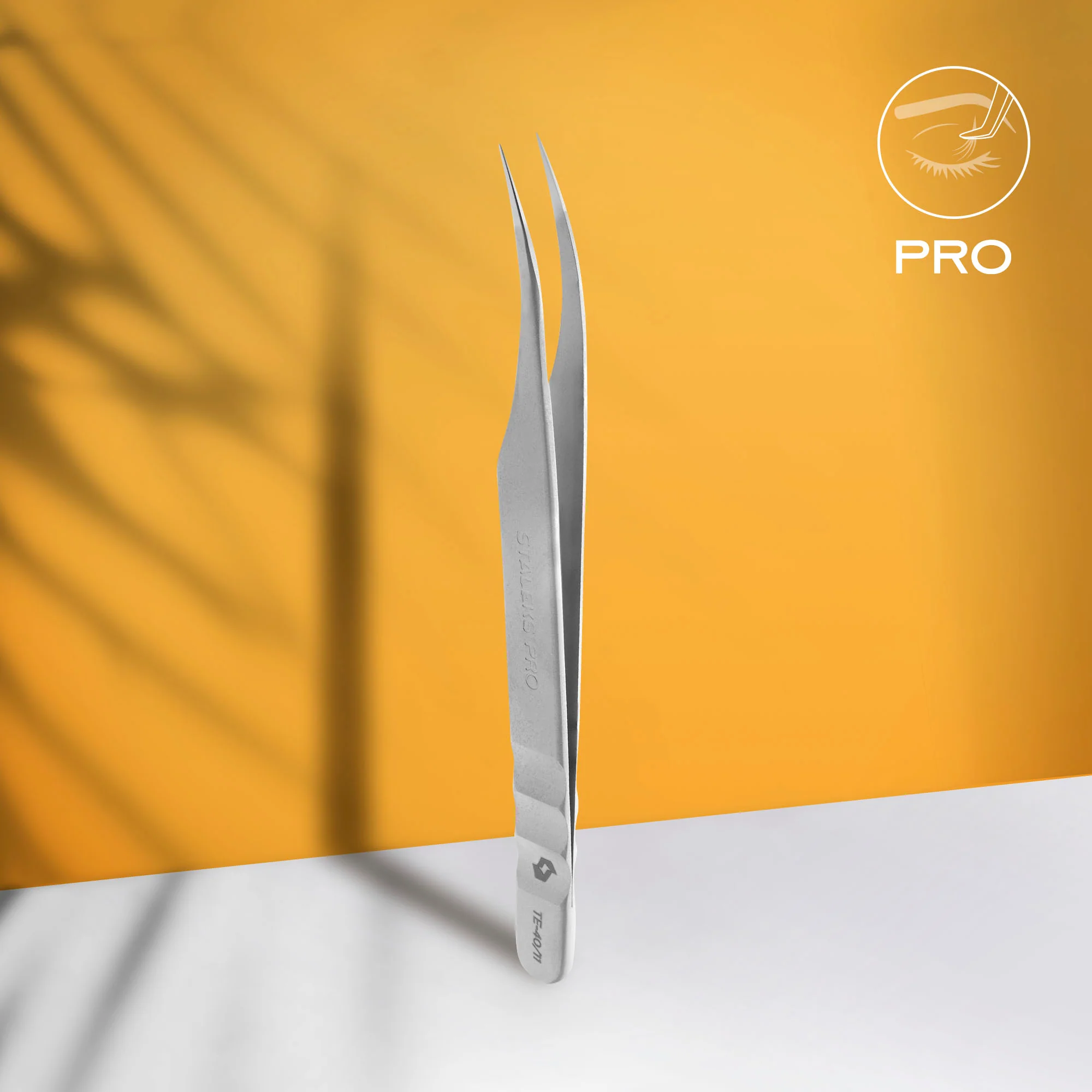 PINZA PARA PESTAÑAS STALEKS EXPERT 40 TIPO 11 (CURVA)