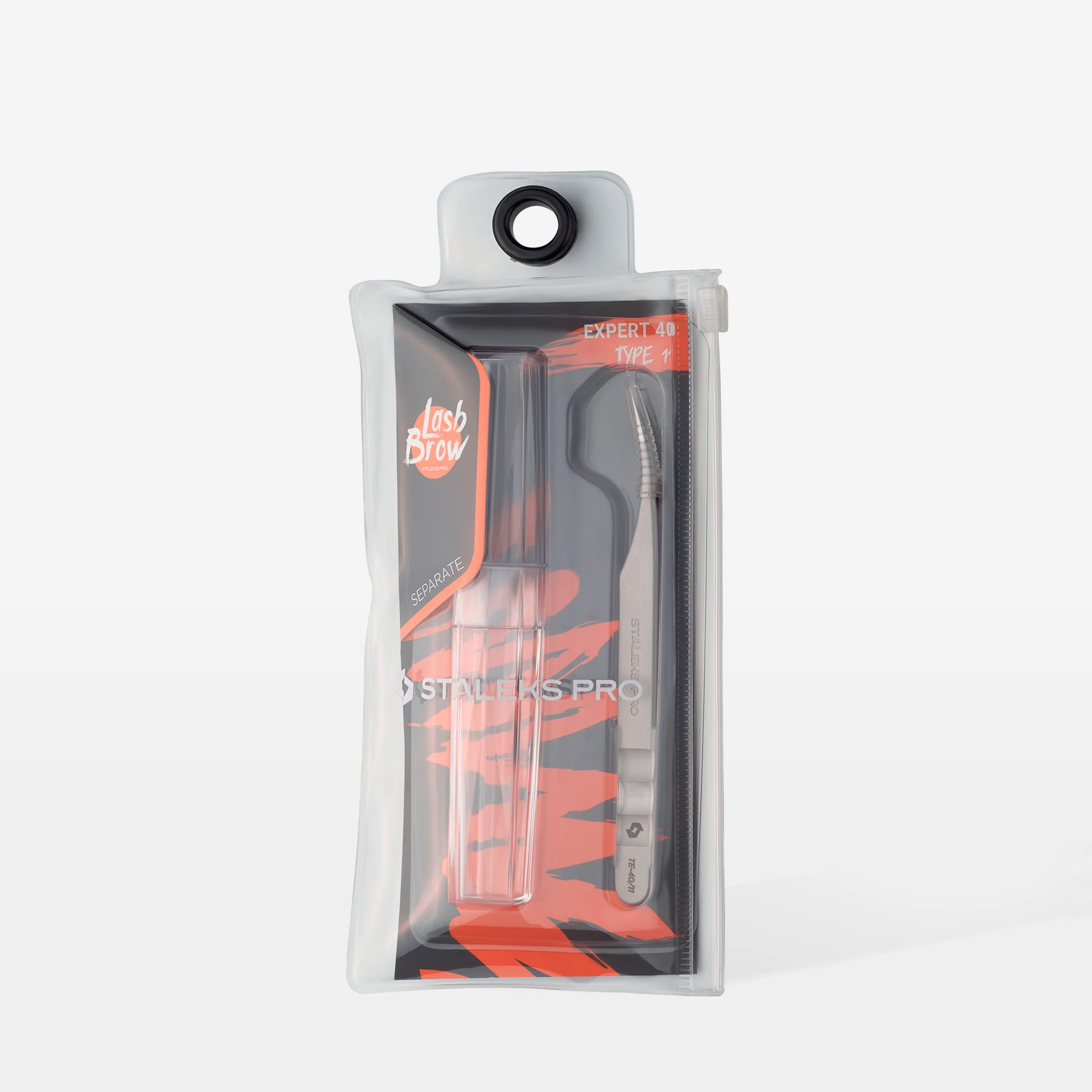 PINZA PARA PESTAÑAS STALEKS EXPERT 40 TIPO 11 (CURVA) - Imagen 3