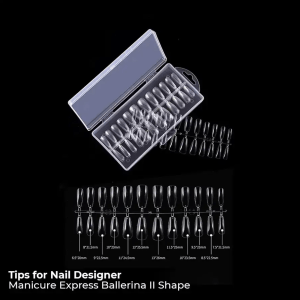 TIPS para uñas - MANICURA EXPRESS BALLERINA II SHAPE 240 UN.
